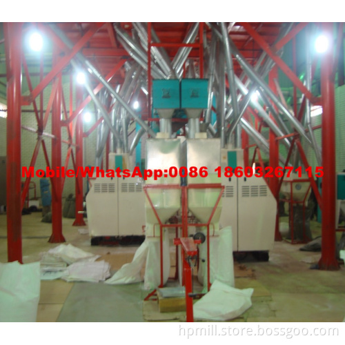 Corn grits /maize flour plant/corn grain grinder product processing machine